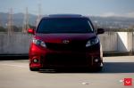 Toyota Sienna by Vossen on Vossen Wheels (VFS6) 2017 года
